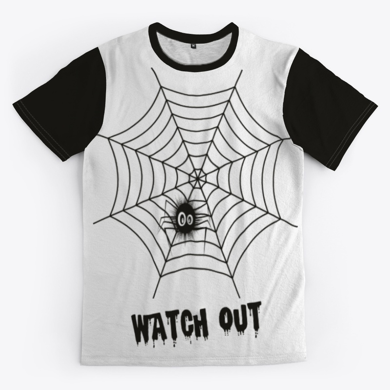 Halloween costume spider watch out