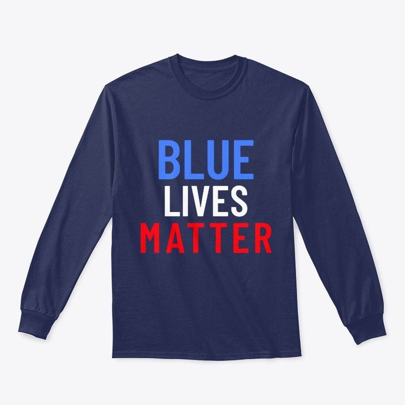 Blue Lives Matter Text