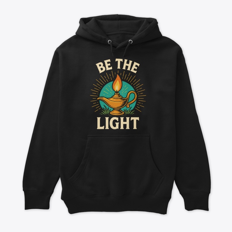 Be the Light-Motivational T-Shirt Design