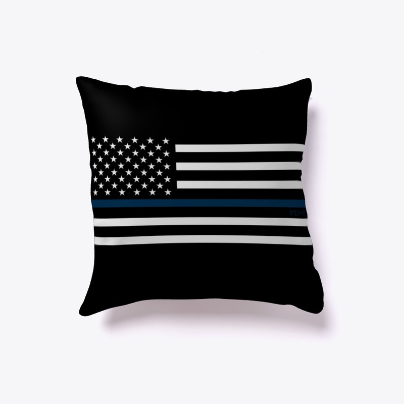 Horizontal Blue Line Flag