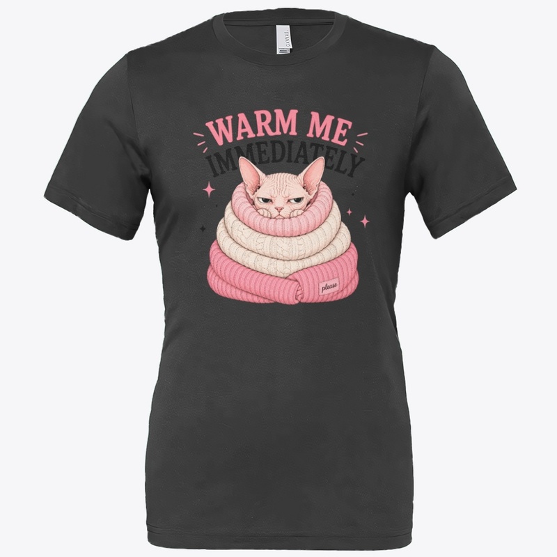 Warm Me Immediately Sphynx Cat