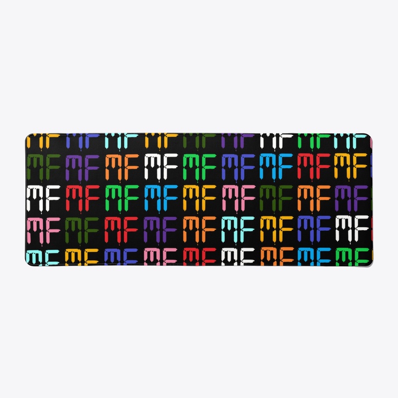 Rainbow MF Inked Mouse Pad