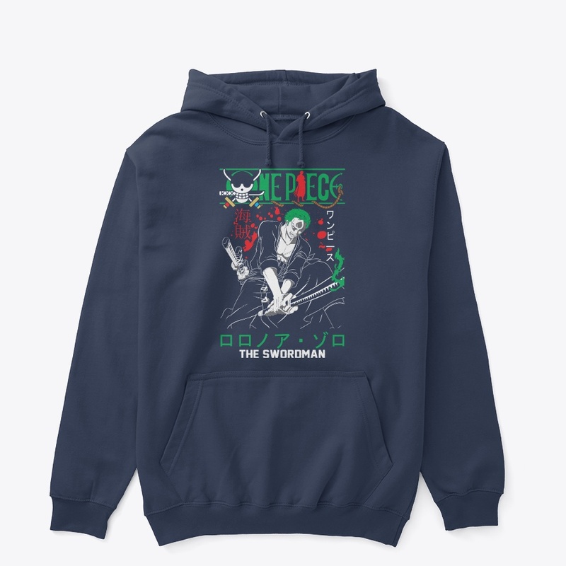 one piece the swordsman t-shirt