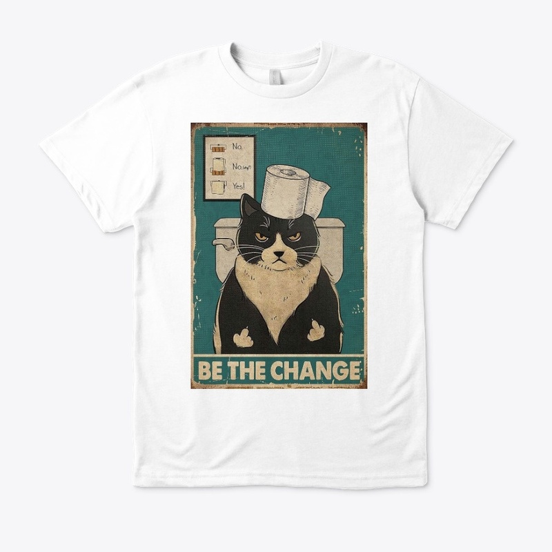 Be The Change Tuxedo Cat 