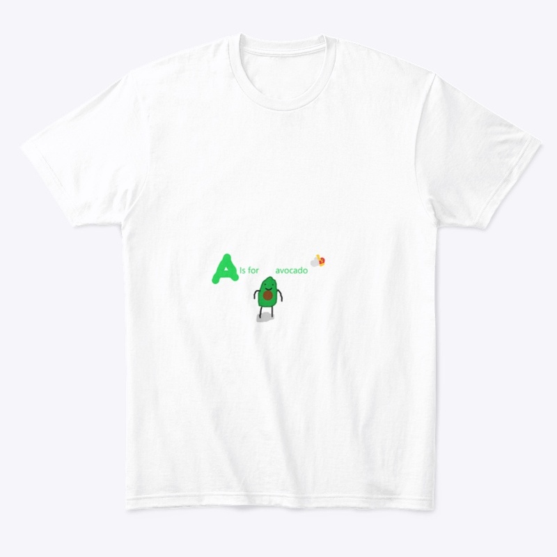 A is for Avocado t shirt