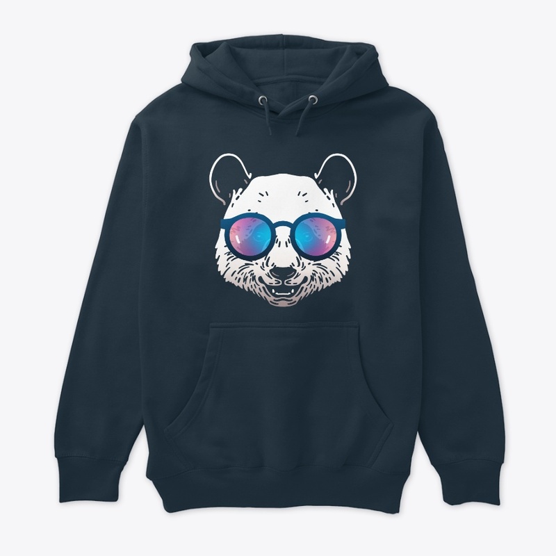 Cute Panda in Sunglasses (Colored+sg06)