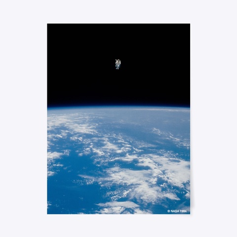 Alone Above Earth. Standard T-Shirt Front