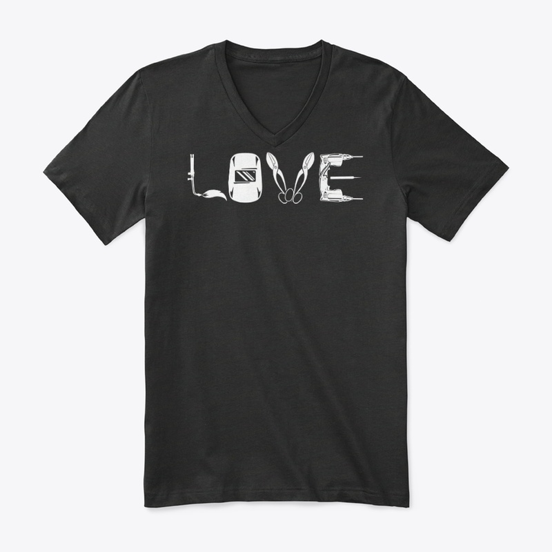 Love Sheet Metal Worker Shirt