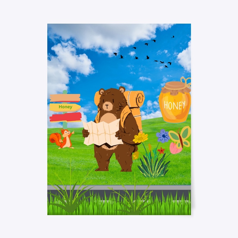 Bear Finds Honey