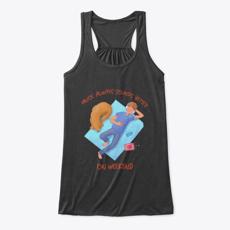 Weekend music lover tee