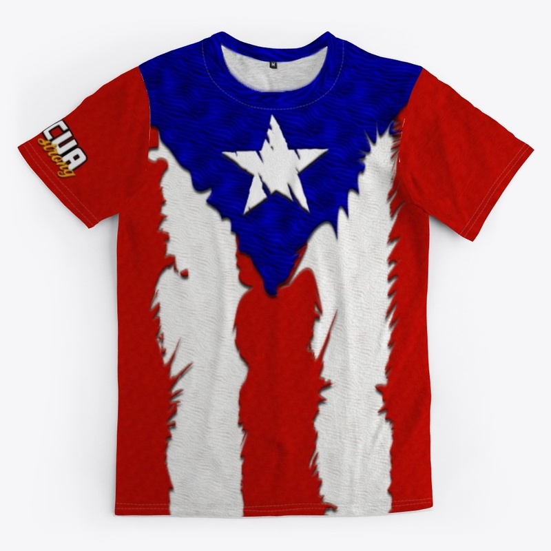 Puerto Rican Flag textured