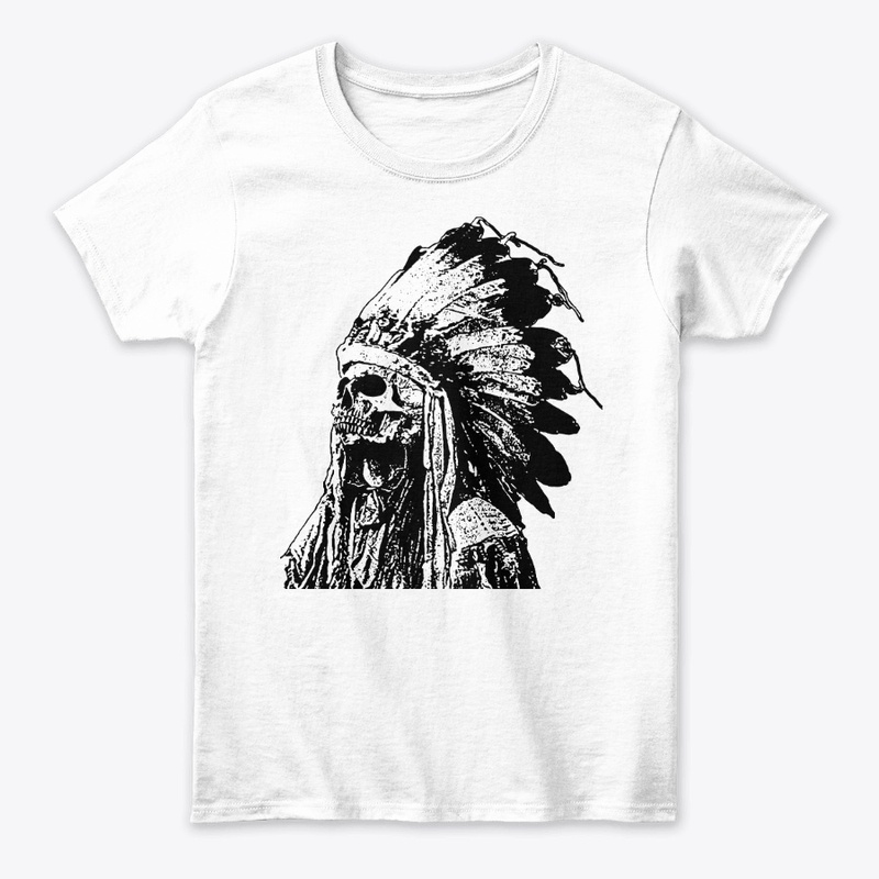 CRAZY HORSE - SKULL WITH HEADDRESS