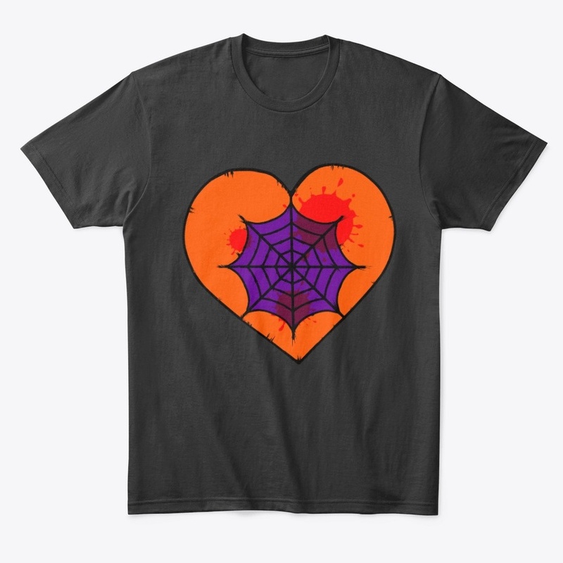 Horror Heart (Orange/Purple)