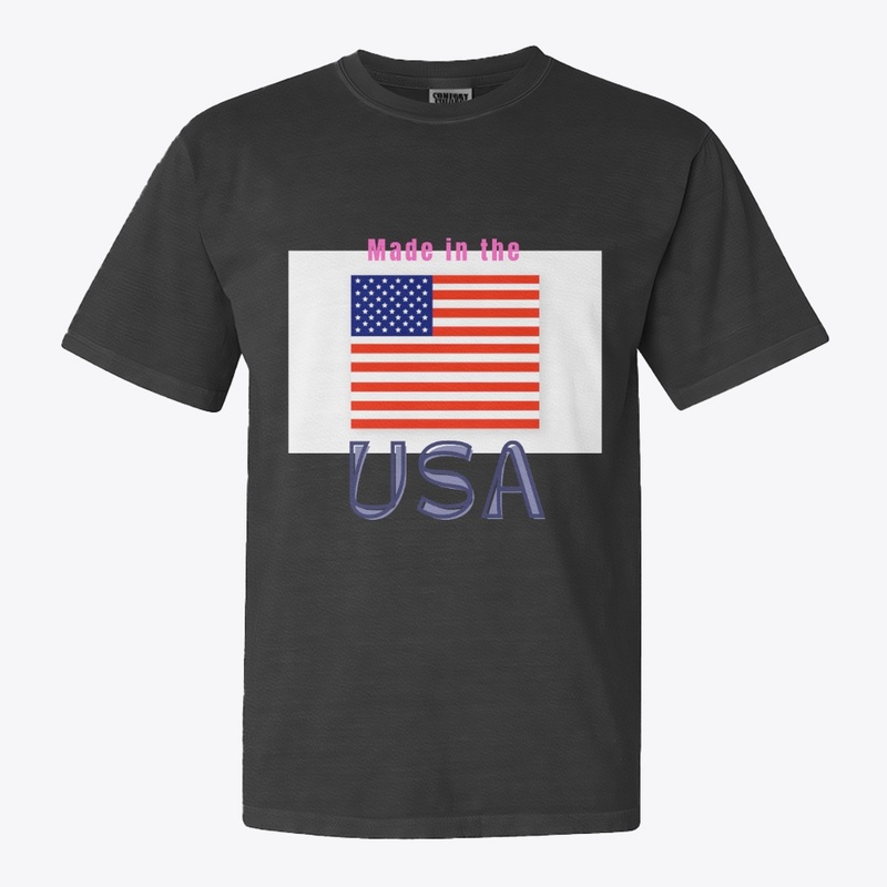 u s a flag t-shirt design