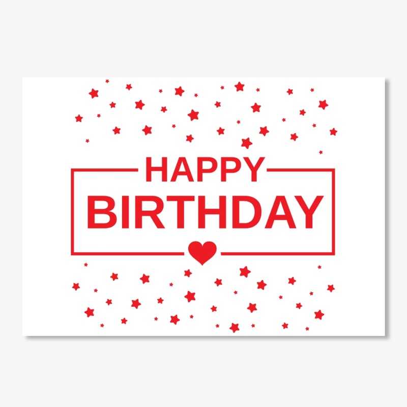 HAPPY BIRTHDAY LOGO T-SHIRTS