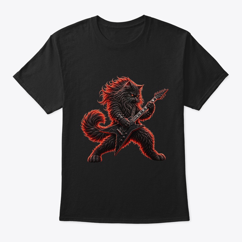 Rockstar Cat Guitarist | Heavy Metal Cat