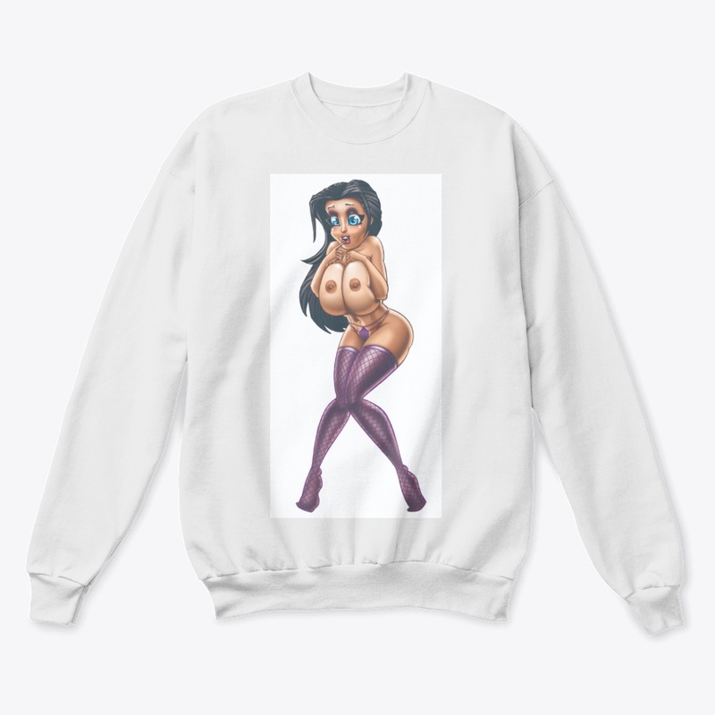 Sexy Brain Haired Girl Flashing Boobs