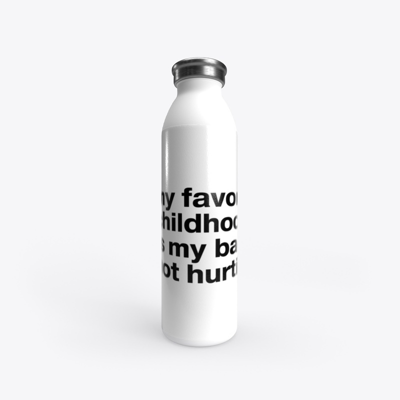 My Favorite Childhood Memory Is My Back