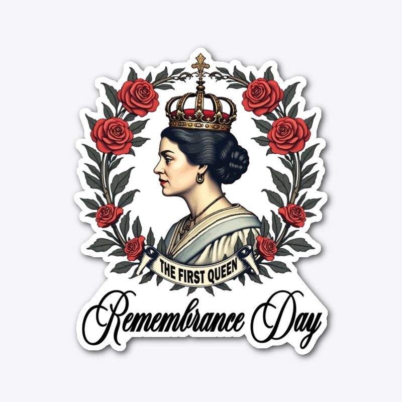 The first Queen remembrance day T-shirt.