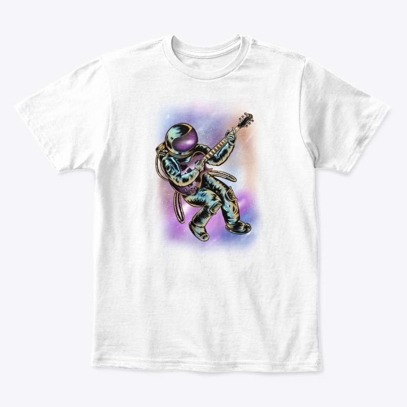 Astronaut Guitar Spaceman Design