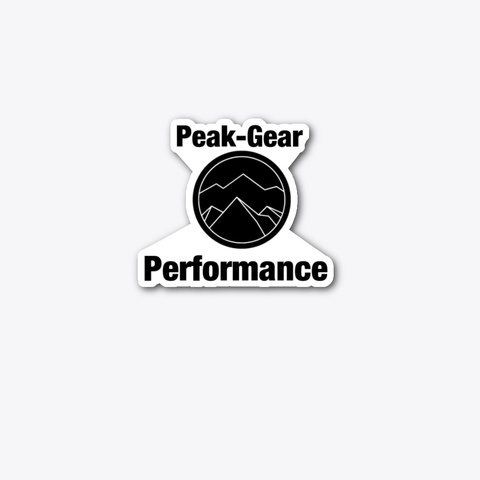 Original Peak Gear Performance Sticker  Standard Kaos Front