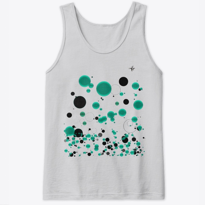 Blue bubbles Tank Top 