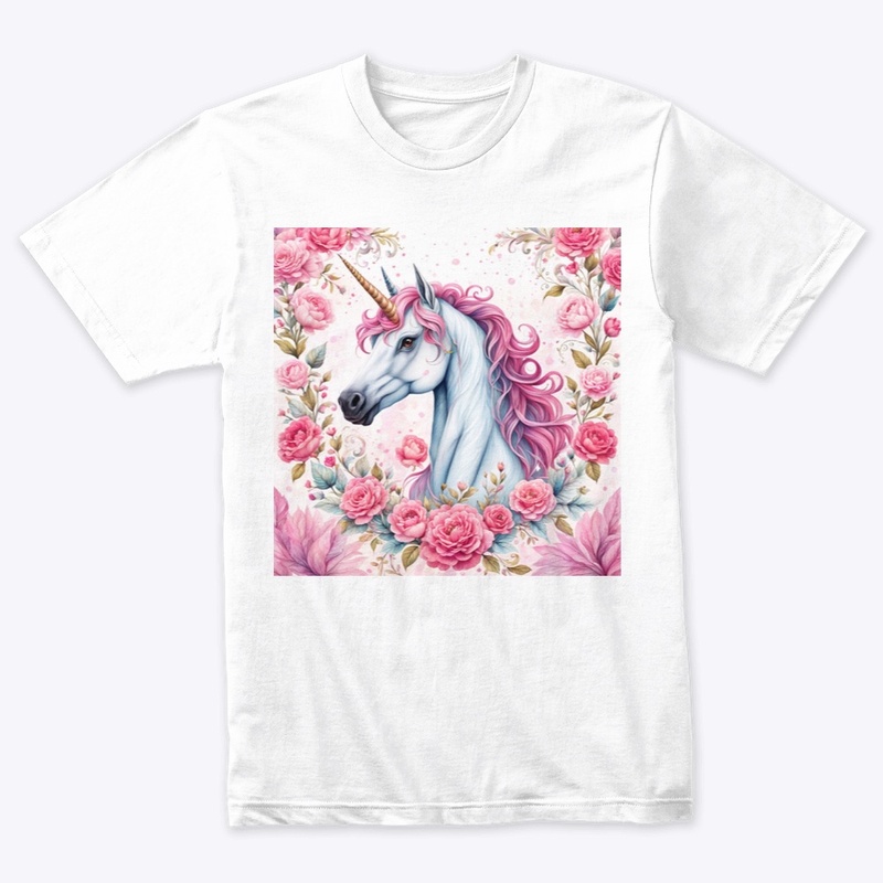 Unicorn Among Roses