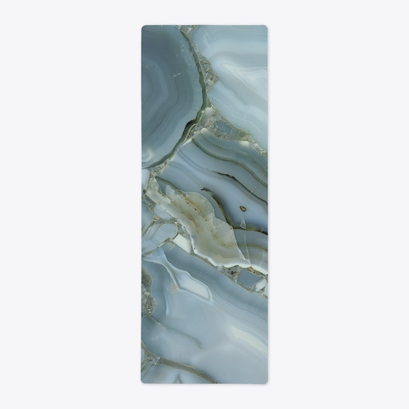 Marbled Blue and Gold Athletic Wear