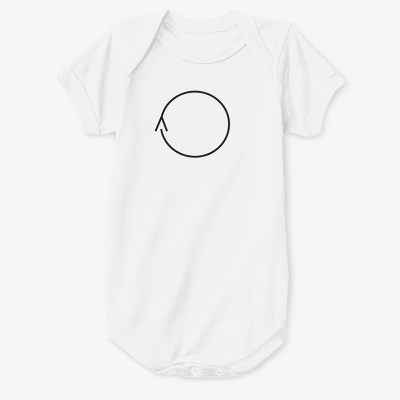 Black Minimalist Ouroboros