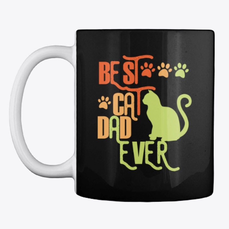 Best Cat Dad Ever Funny T shirt