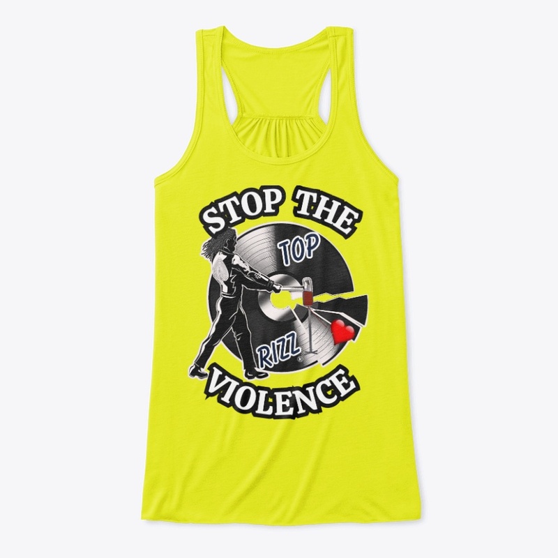 TOP RIZZ LOGO - STOP THE VIOLENCE 