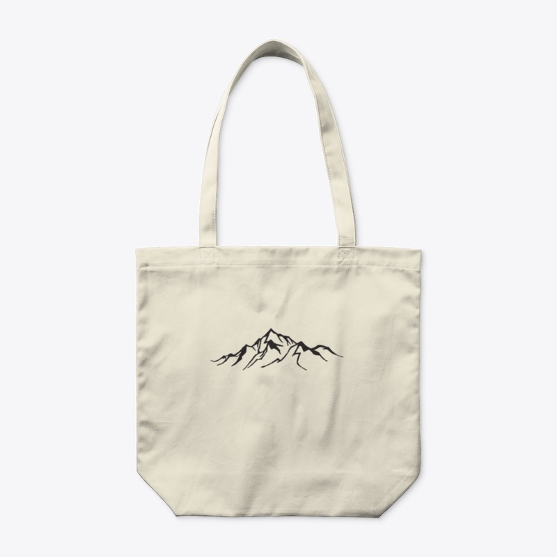 mountain print graphic tees