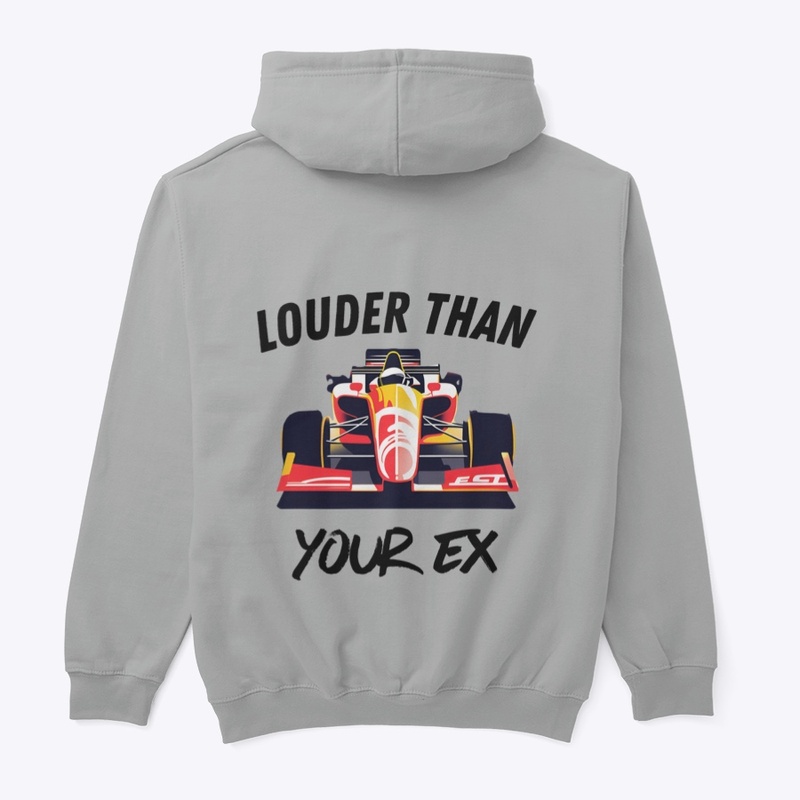 'Louder Than Your Ex' Graphic Car Design