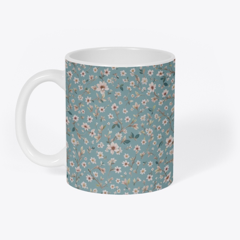 Pastel flower_blue