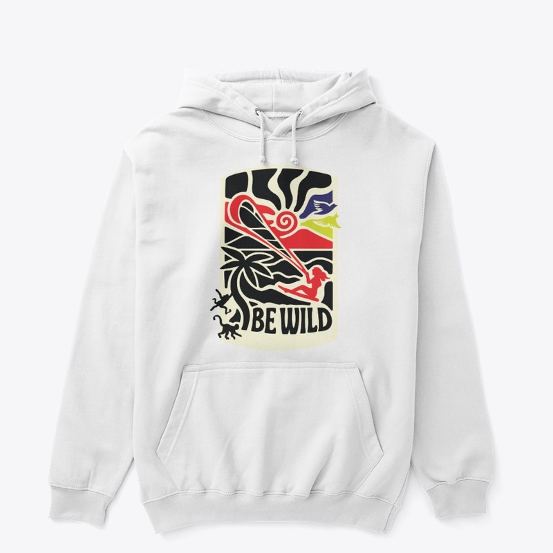 	Leopard with jungle leaves overlay