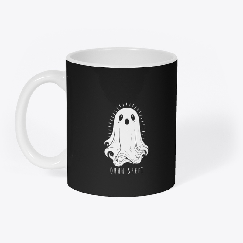 cute ghost design ohhh sheet oh sheet 
