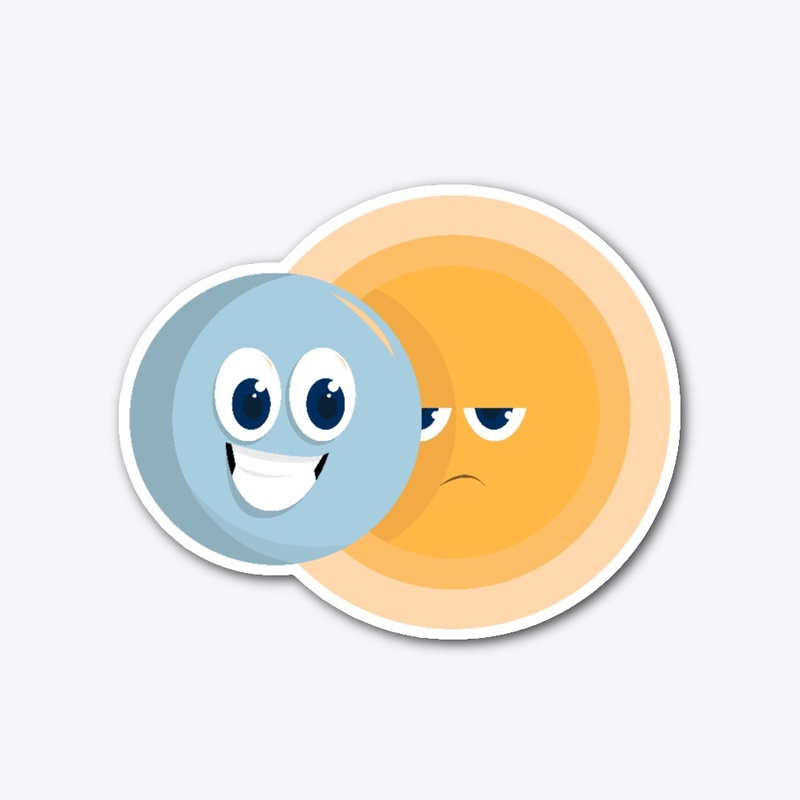 Sun and Moon -Solar eclipse