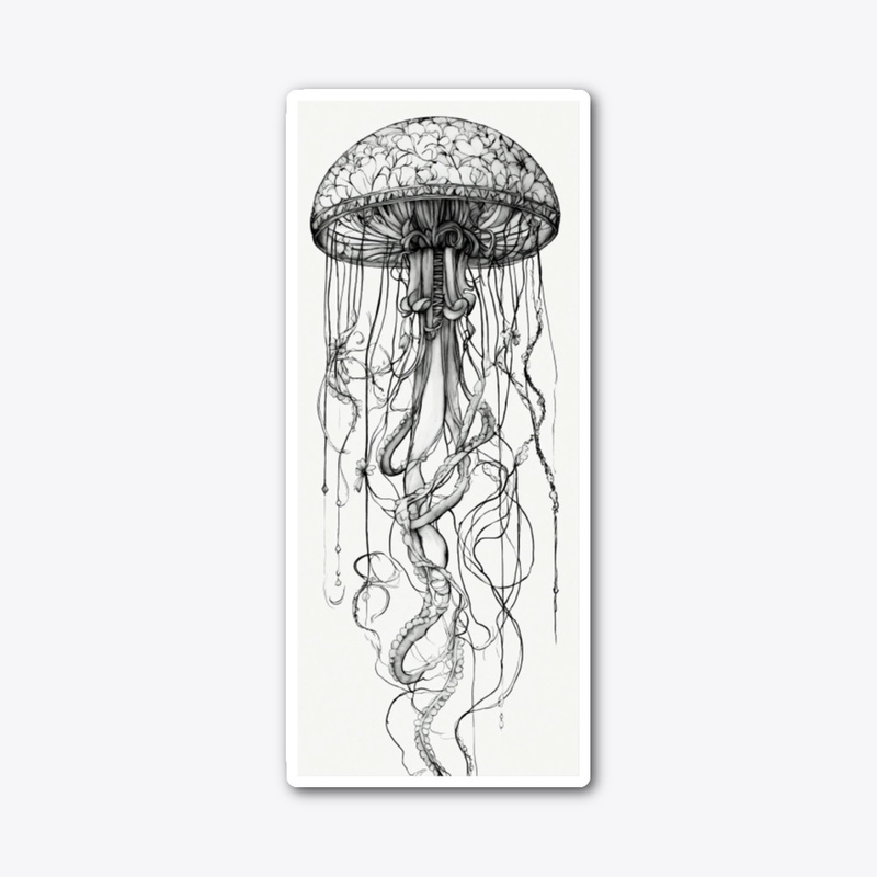 Elegant Medusa Tattoo Design T-Shirt