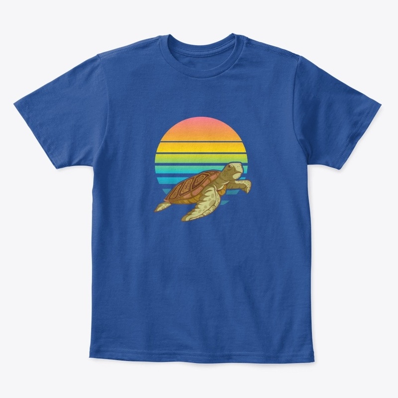 Sea turtle kids classic tee