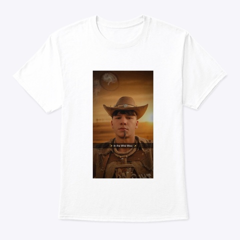 Joey  White T-Shirt Front