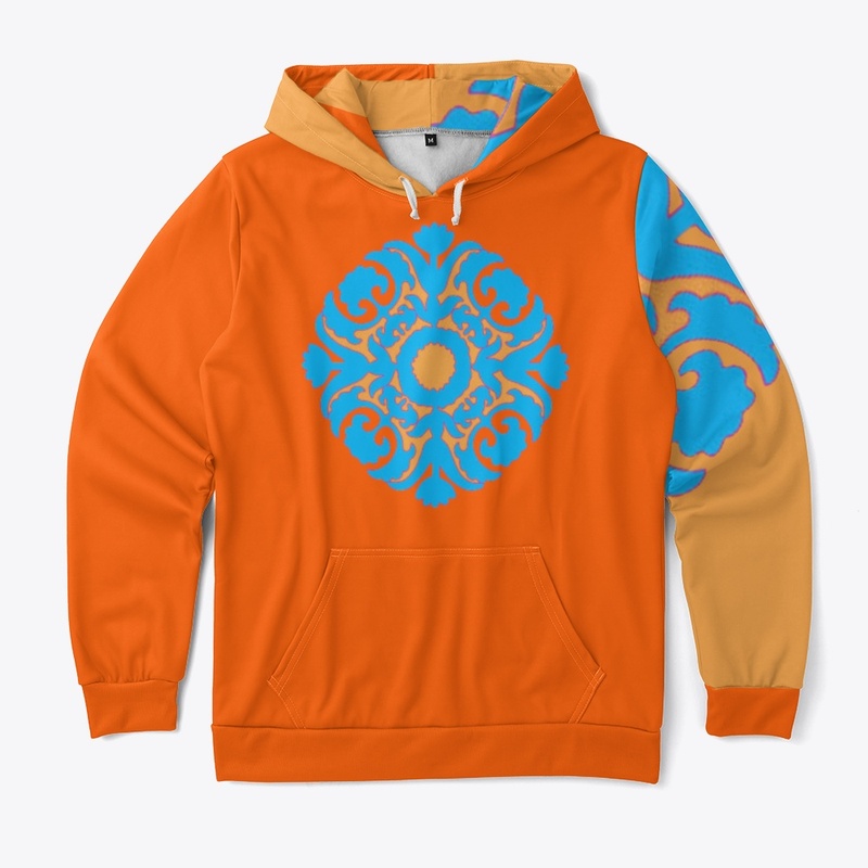 Tangerine And Turquoise