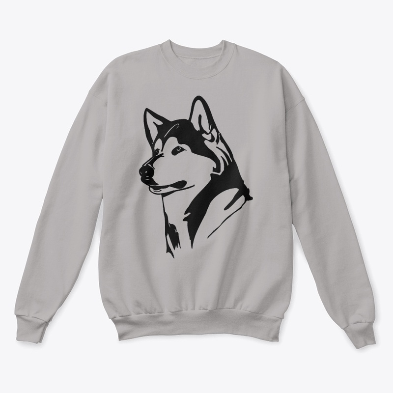 Husky dog lovers mascot