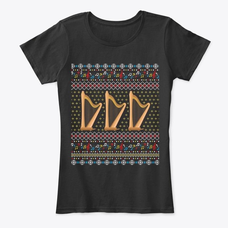 Ugly Harp Christmas Sweater 2020 Harpist