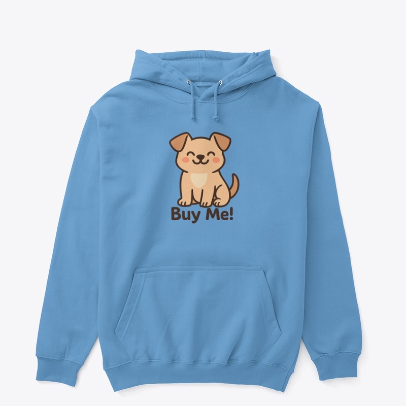 Cute Dog Says: Buy Me!