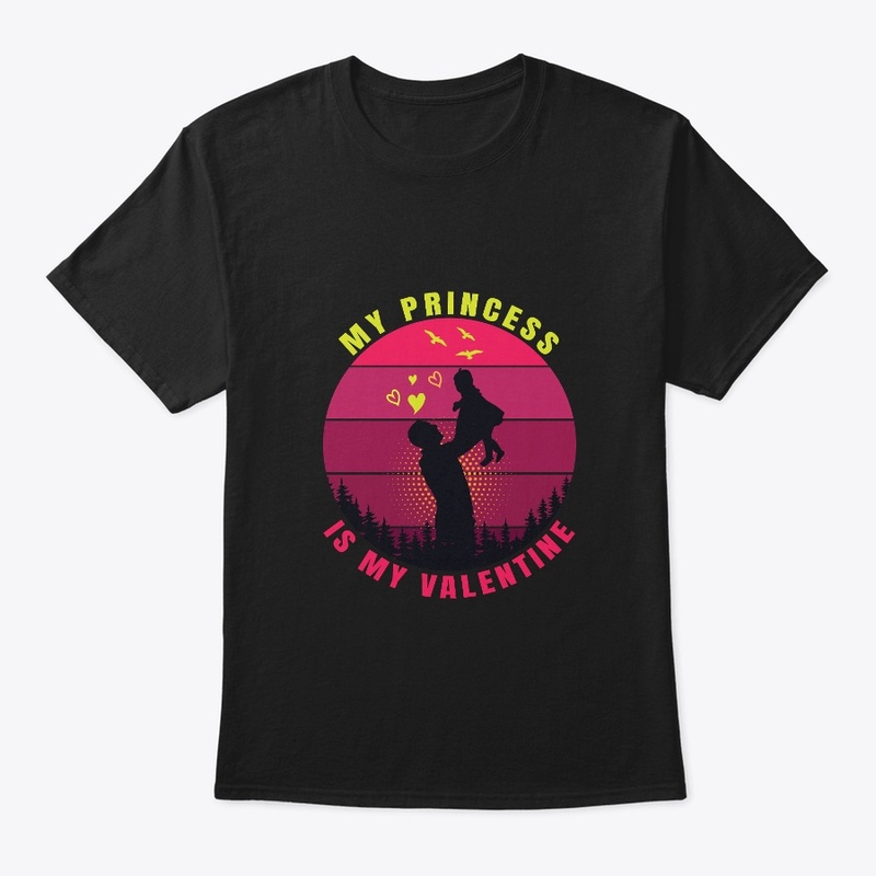 Valentine Daughter love T'Shirt Design