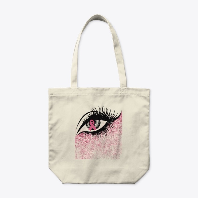 Hope Eye Pink Ribbon T-shirt For lady
