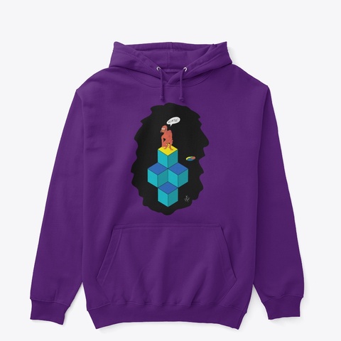 Arcade Heroes   Level 1 Start Purple T-Shirt Front