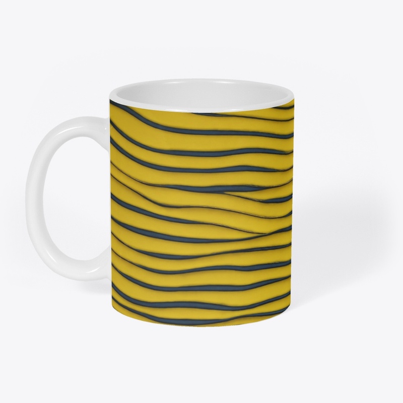 Yellow wave background