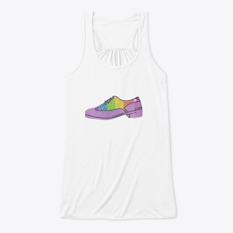 Rainbow Glitter Tap Shoe