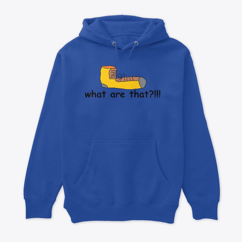 its a shoe... and it says what are that